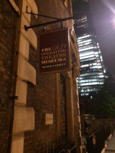 The Old Operating Theatre Museum Sign
